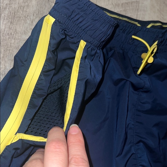 Hunter for Target Dark Blue Shorts with Yellow Highlights and Zippers - Picture 5 of 10